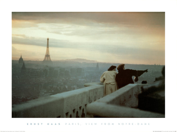 Paris - View from Notre Dame by Ernst Haas - 24 X 32 Inches (Art Print)