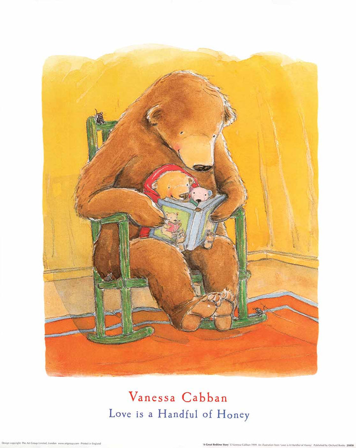 A Great Bedtime Story by Vanessa Cabban - 16 X 20 Inches (Art Print)