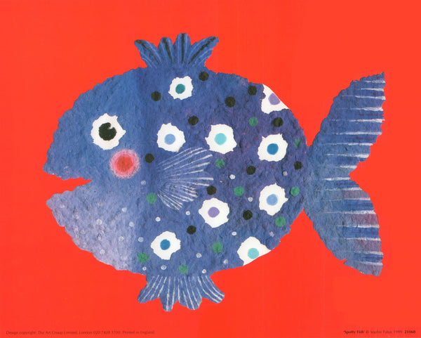 Spotty Fish, 1999 by Sophie Fatus - 10 X 12 Inches (Art Print)