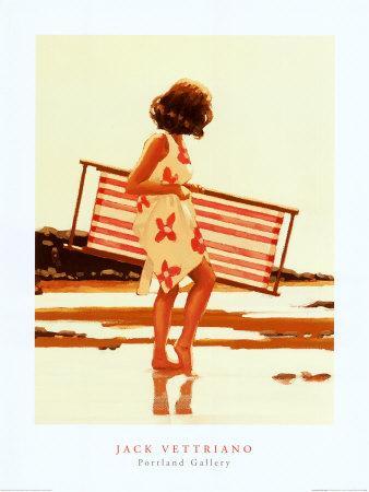 Sweet Bird of Youth (Study) by Jack Vettriano - 24 X 32 Inches (Art Print)