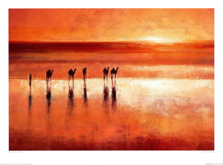 Camel Crossing, 2004 by Jonathan Sanders - 24 X 32 Inches (Art Print)