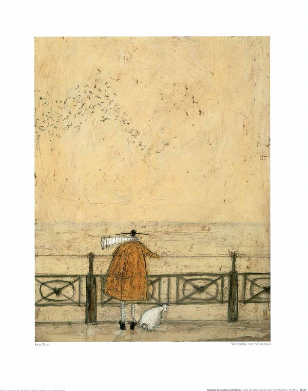 Watching the Starlings by Sam Toft - 16 X 20 Inches ( Art Print)