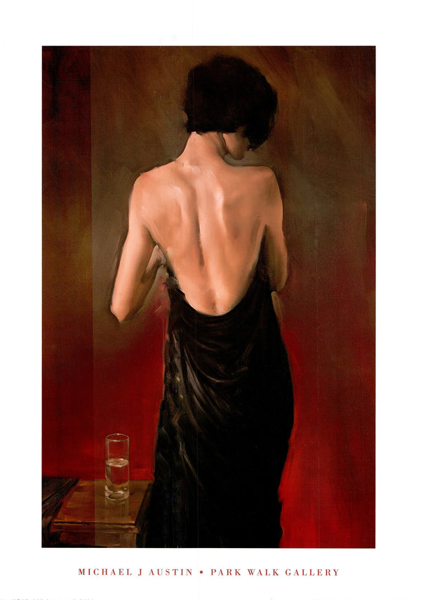 The Black Drape, 2005 by Michael J Austin - 20 X 28 Inches (Art Print)