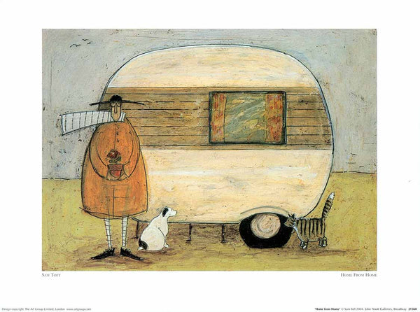 Home from Home by Sam Toft - 12 X 16 Inches (Art Print)
