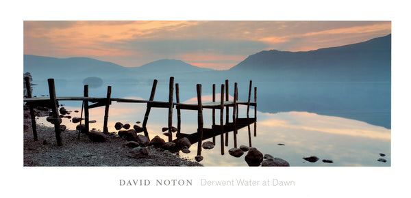 Derwent Water at Dawn, Cumbria by David Noton- 20 X 40 Inches (Art Print)