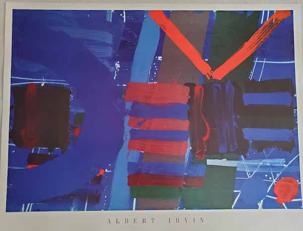 Blue Anchor, 1989 by Albert Irvin - 38 X 50 Inches (Art Print)