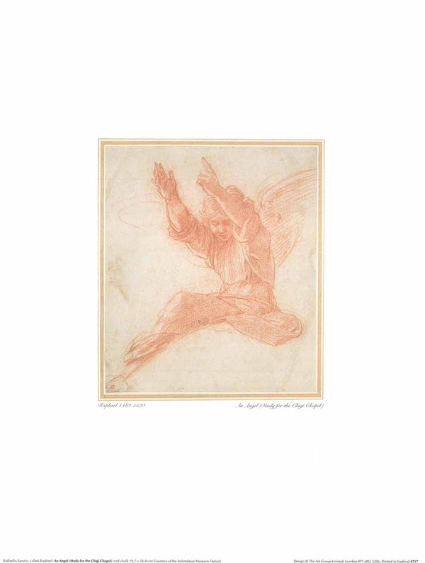 An Angel by Raffaello Sanzio - 12 X 16 Inches (Art Print)