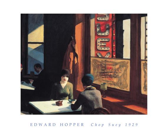 Chop Suey, 1929 by Edward Hopper - 16 X 20 Inches (Art Print)