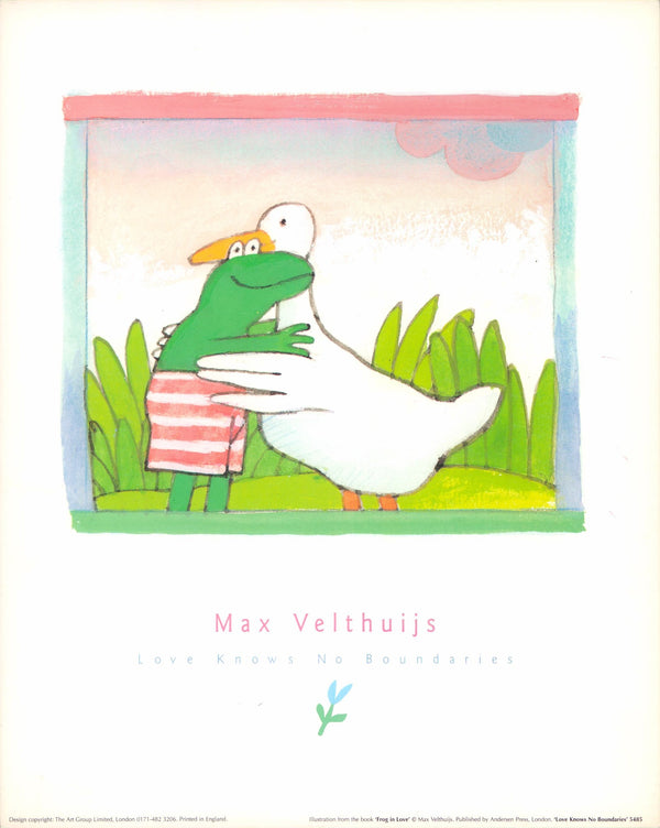 Love Knows no Boundaries by Max Velthuijs - 10 X 12 Inches (Art Print)