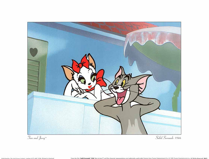 Solid Serenade, 1946 by Tom and Jerry - 12 X 16 Inches (Art Print)