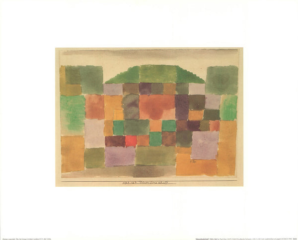 Dunes, 1923 by Paul Klee - 16 X 20 Inches (Art Print)