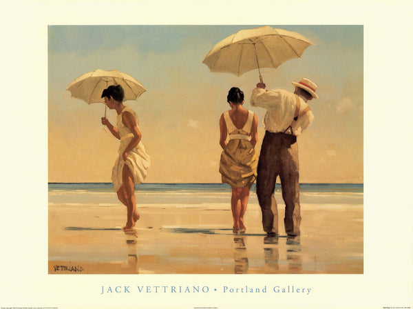 Mad Dogs by Jack Vettriano - 24 X 32 Inches (Art Print)