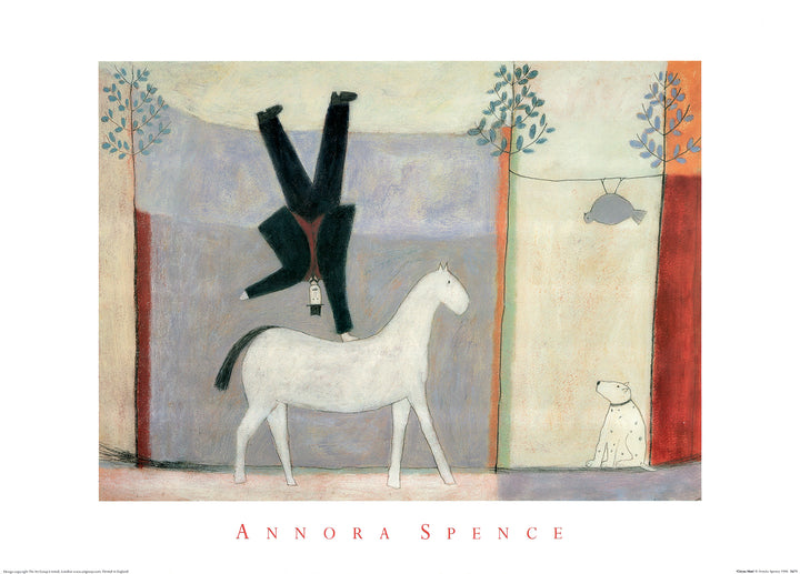 Circus Man by Annora Spence - 20 X 28 Inches (Art Print)