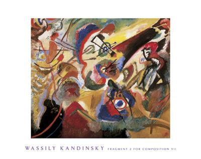 Fragment 2 for Composition VII by Wassily Kandinsky - 16 X 20 Inches (Art Print)
