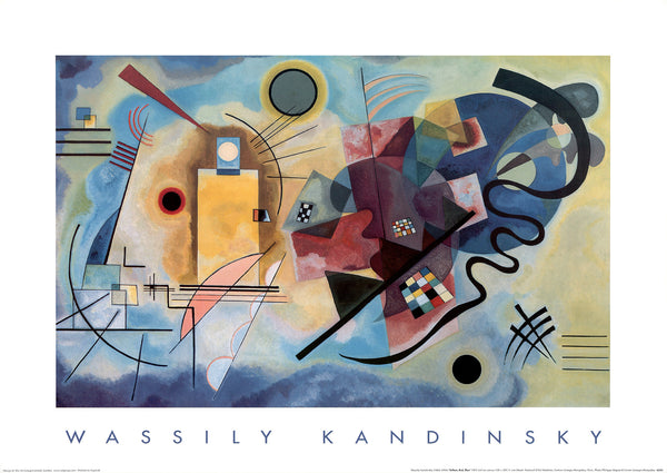 Yellow, Red, Blue, 1925 by Wassily Kandinsky - 20 X 28 Inches (Art Print)