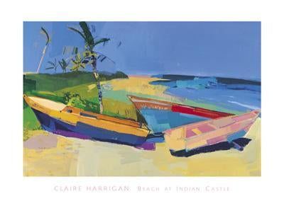 Beach at Indian Castle by Claire Harrigan - 20 X 28 Inches (Art Print)
