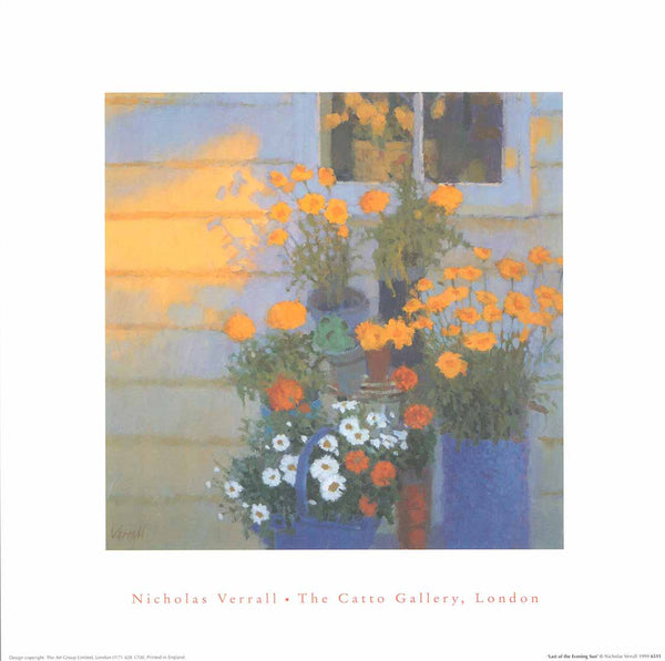 Last of the Evening Sun by Nicholas Verrall - 16 X 16 Inches (Art Print)