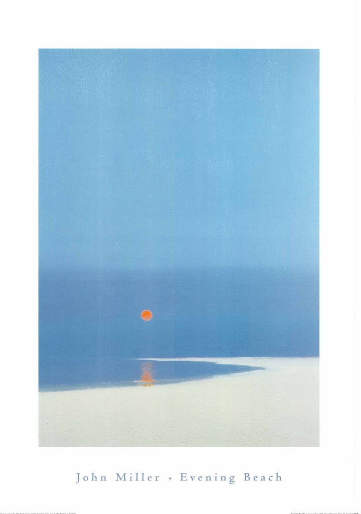 Evening Beach by John Miller - 20 X 28 Inches (Art Print)