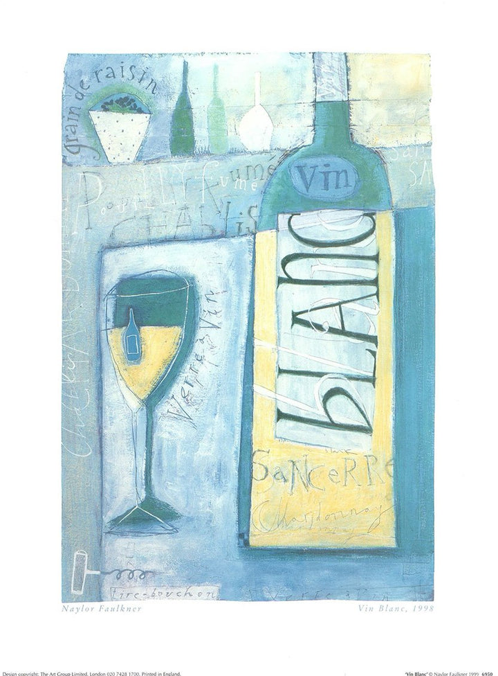White Wine by Naylor Faulkner - 12 X 16 Inches (Art Print)