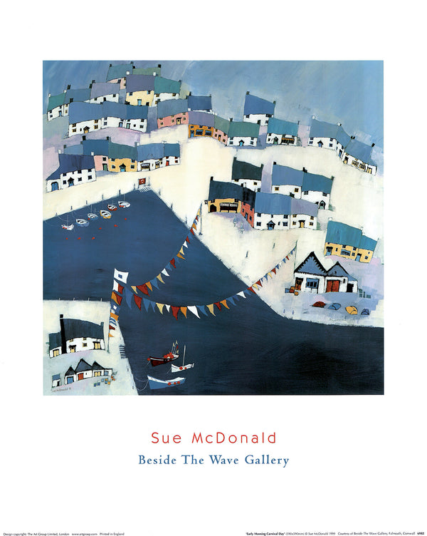 Early Morning Carnival Day by Sue McDonald - 16 X 20 Inches (Art Print)
