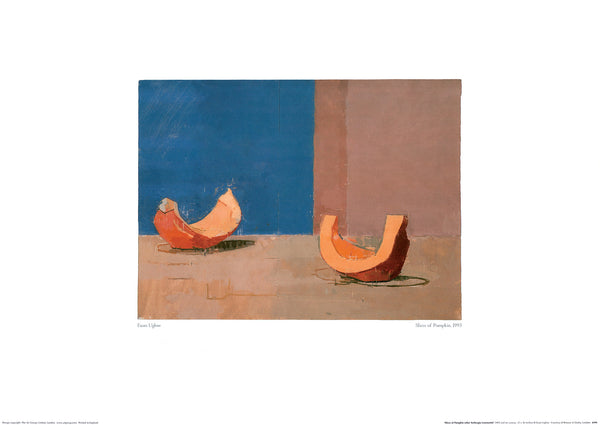 Slices of Pumpkin, 1993 by Euan Uglow - 20 X 28 Inches (Art Print)