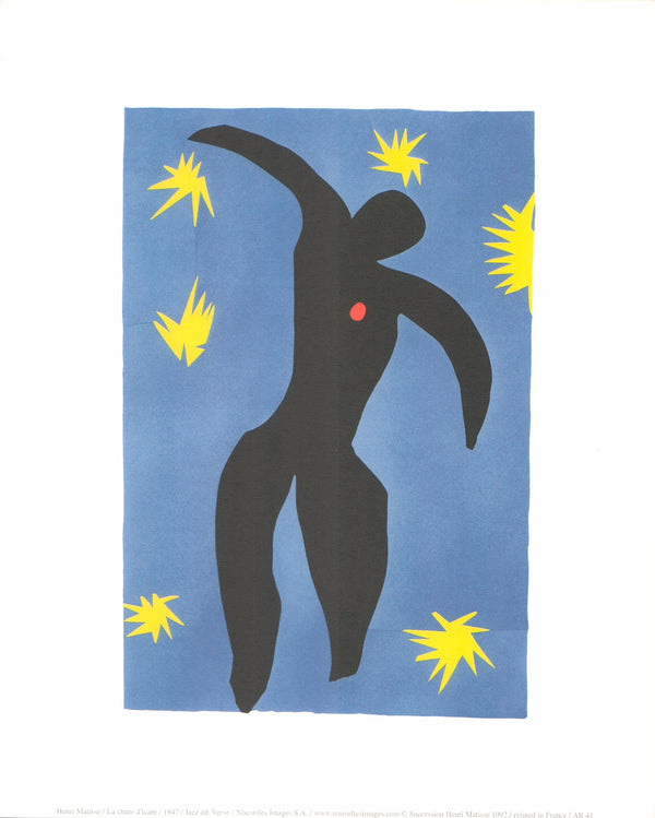 La Chute d'Icare, 1947 by Henri Matisse - 10 X 12 Inches (Art Print)