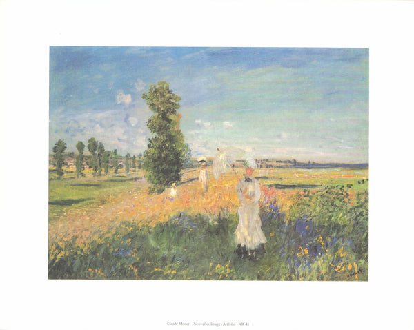 The Outing by Claude Monet - 10 X 12 Inches (Art Print)