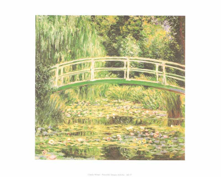 White Water Lilies by Claude Monet - 10 X 12 Inches (Art Print)