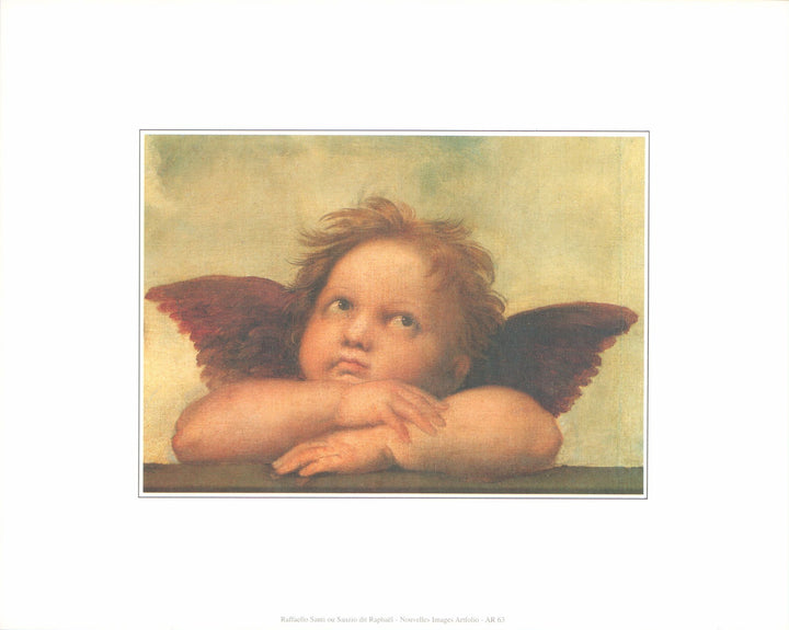 The Sistine Madonna (Detail) by Raffaello Sanzio - 10 X 12 Inches (Art Print)