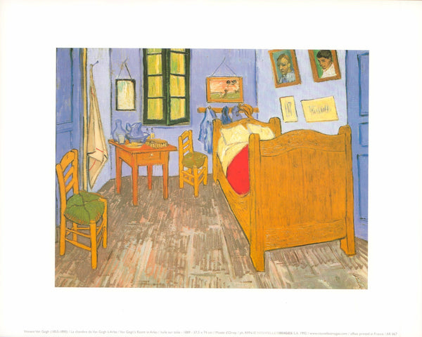 Van Gogh's Room in Arles, 1889 by Vincent Van Gogh - 10 X 12 Inches (Art Print)