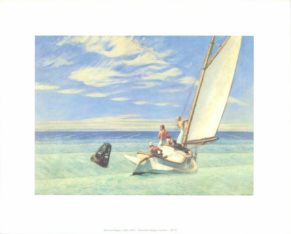 Ground Swell, 1939 by Edward Hopper - 10 X 12 Inches (Art Print)