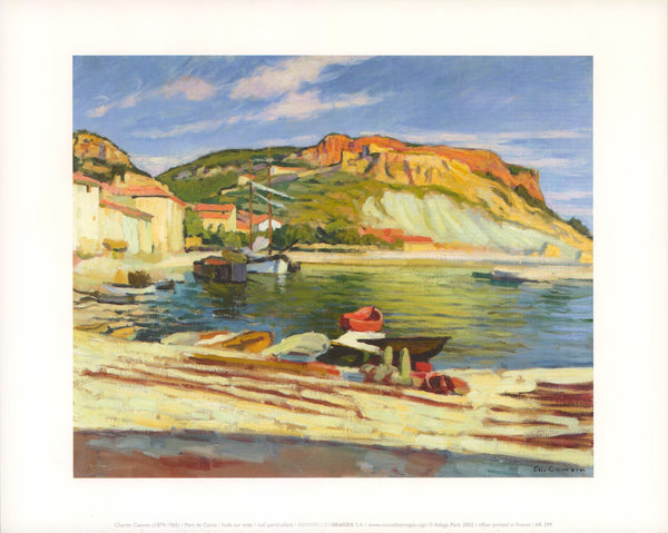 Port de Cassis by Charles Camoin - 10 X 12 Inches (Art Print)