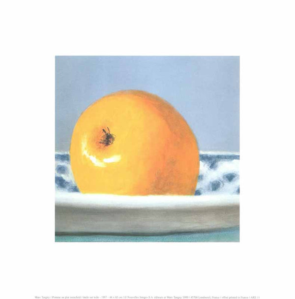Pomme au plat mouchete, 1997 by Marc Tanguy - 12 X 12 Inches (Art Print)