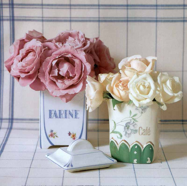 Pots and Roses, 2004 by Camille Soulayrol and Louis Gaillard - 12 X 12 Inches (Art Print)