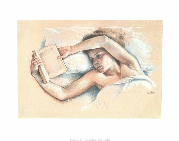 Study for The Pink Pillow, 1988 by Francine Van Hove - 10 X 12 Inches (Art Print)