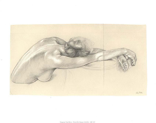 Nadege Resting, 1992 by Francine Van Hove - 10 X 12 Inches (Art Print)
