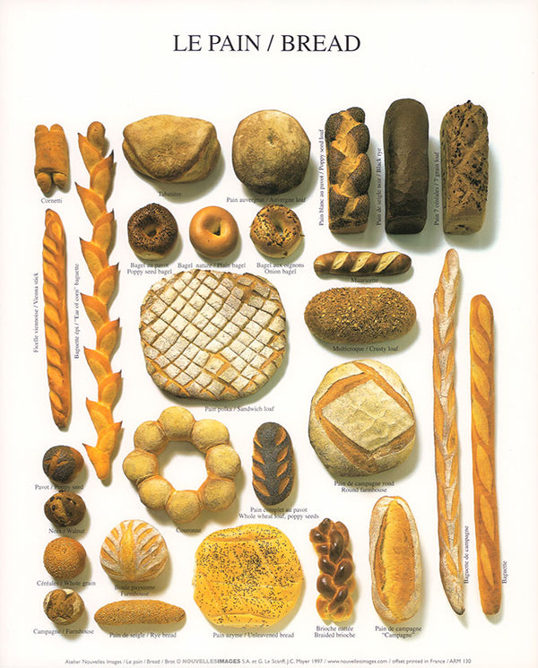 Bread by Atelier Nouvelles Images - 10 X 12 Inches (Art Print)
