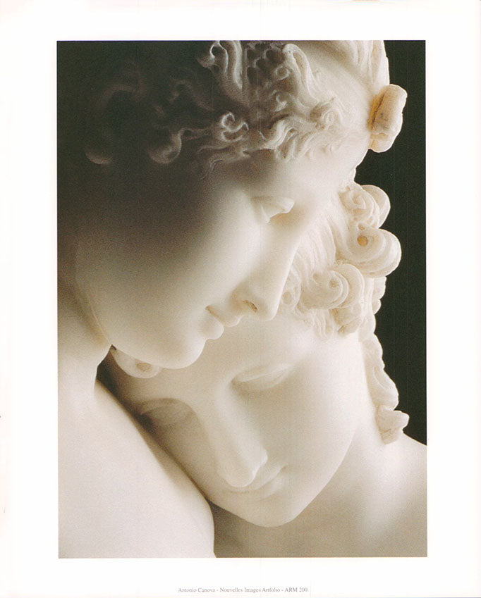 Cupid and Pysche by Antonio Canova - 10 X 12 Inches (Art Print)