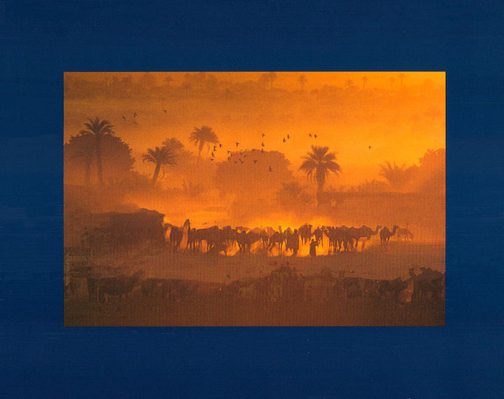 Oasis de Fachi , Niger by Jean-Luc Manaud - 10 X 12 Inches (Art Print)