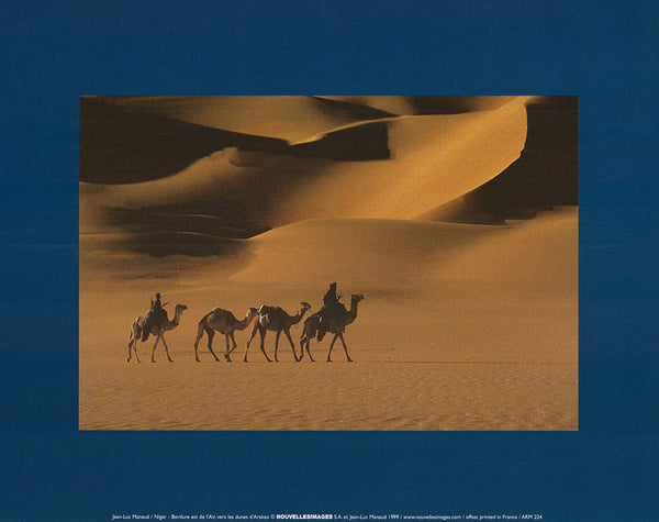 Niger - Bordure est de l'Aïr, vers les dunes d'Arakao by Jean-Luc Manaud - 10 X 12 Inches (Art Print)
