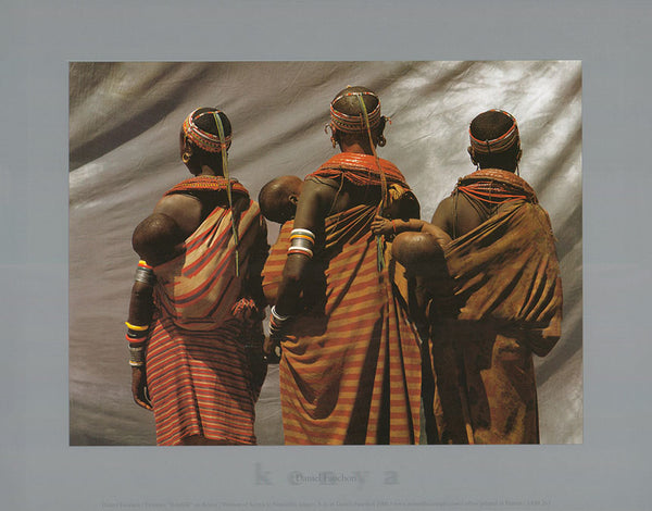 Women of Kenya by Daniel Fauchon - 10 X 12 Inches (Art Print)
