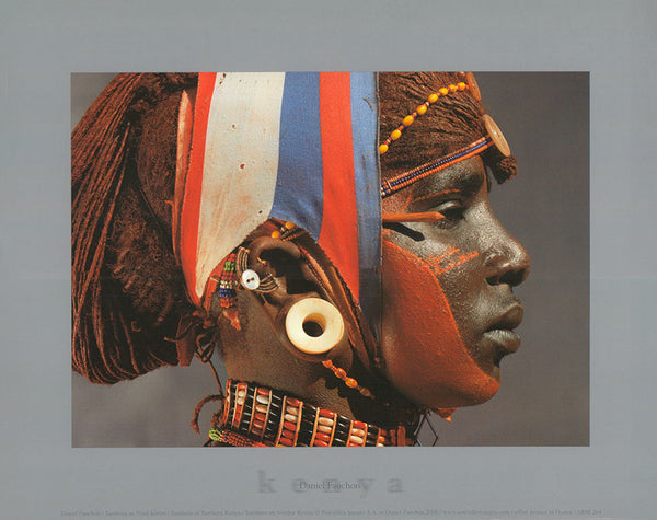 Samburu in Northern Kenya by Daniel Fauchon - 10 X 12 Inches (Art Print)