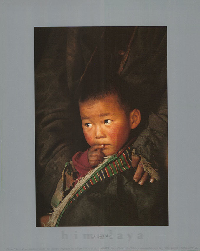 Sonam , Shepherd's Son in Tibet by Olivier Föllmi - 10 X 12 Inches (Art Print)