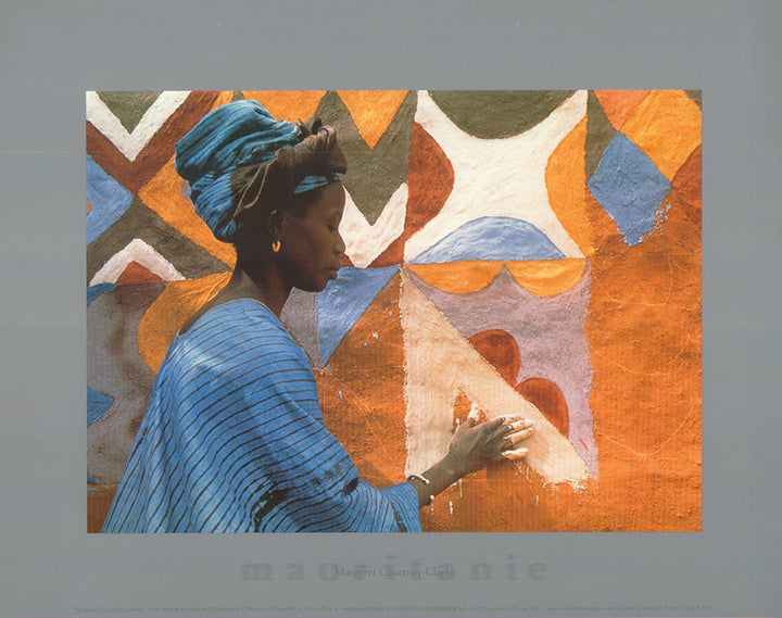 Woman in West Africa by Margaret Courtney-Clarke - 10 X 12 Inches (Art Print)