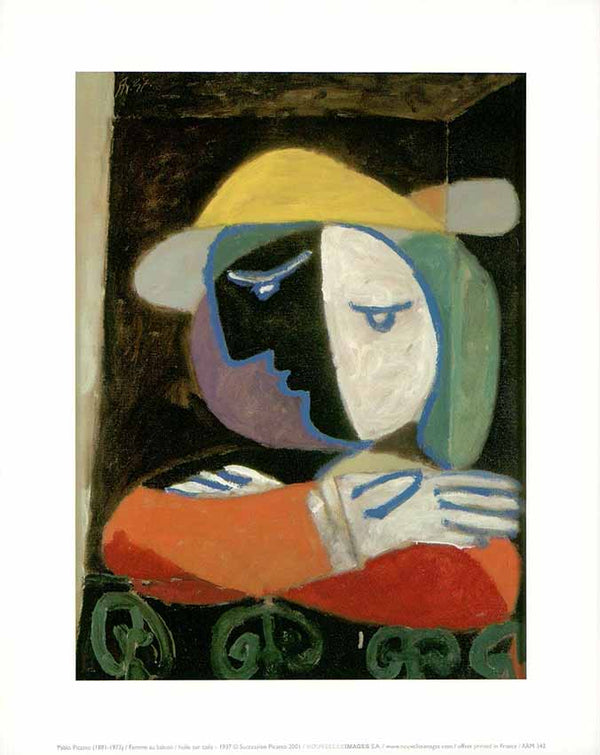 Femme au Balcon, 1937 de Pablo Picasso - 10 X 12 pouces (impression d'art)