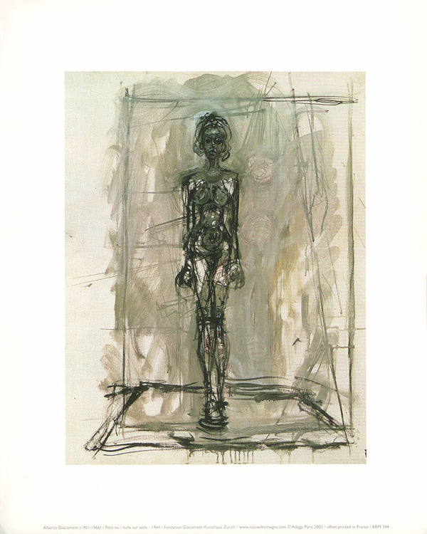 Small Nude, 1964 by Alberto Giacometti - 10 X 12 Inches (Art Print)