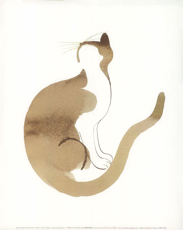 Cat by Aurore de la Morinerie - 10 X 12 Inches (Art Print)