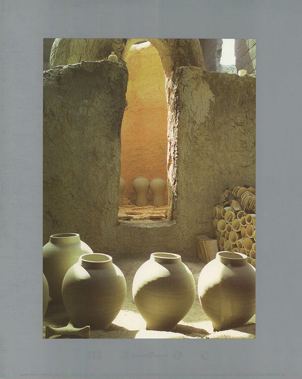 Potteries , Morocco by Laurent Pinsard - 10 X 12 Inches (Art Print)