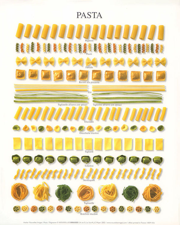 Pasta by Atelier Nouvelles Images - 10 X 12 Inches (Art Print)