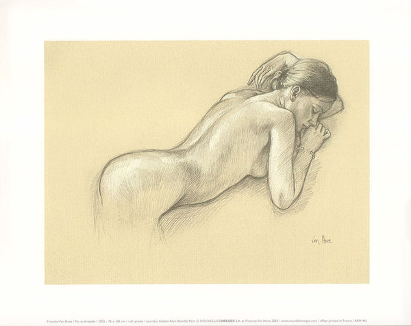 Nude with Bracelet, 2002 by Francine Van Hove - 10 X 12 Inches (Art Print)